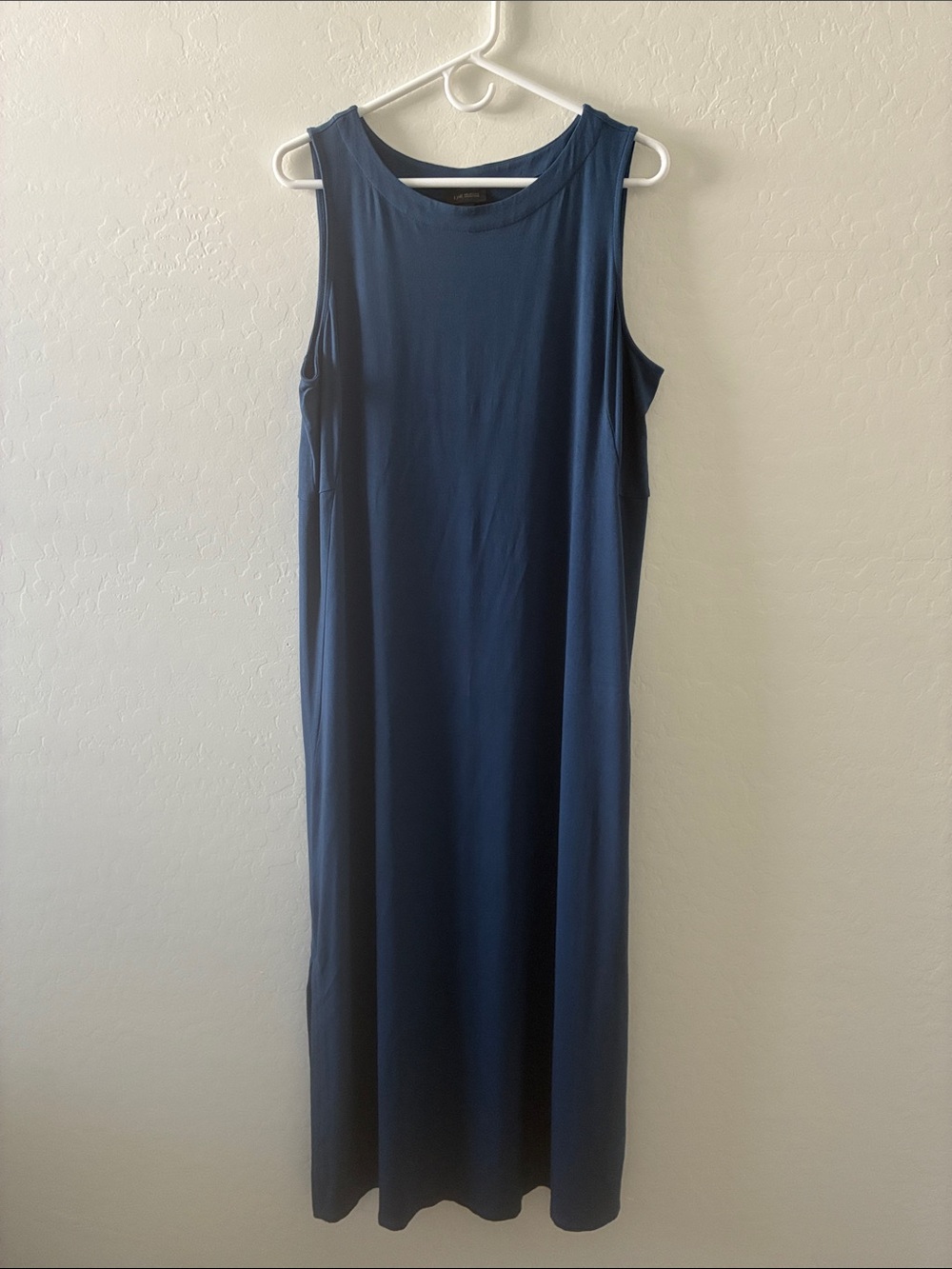 J.Jill Wearever Collection Sleeveless Navy Maxi Dress Size Large